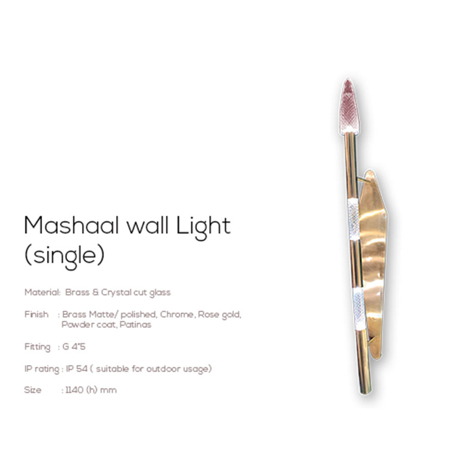 Mashaal Wall Light Single